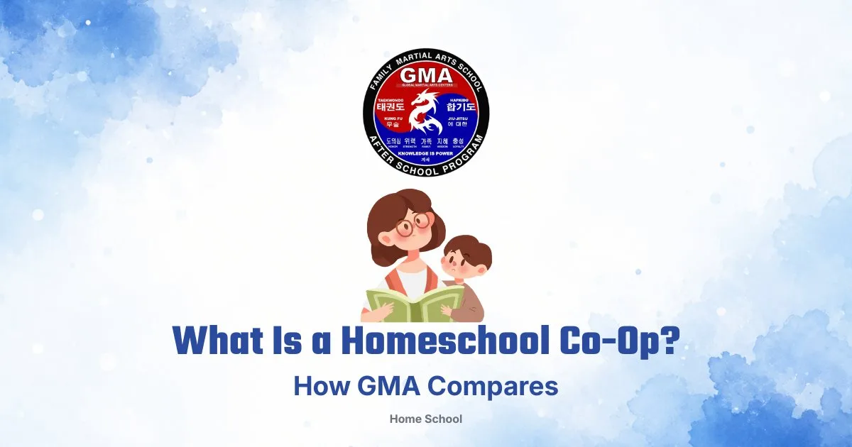 Students learning at GMA's homeschool co-op alternative in Gallatin TN