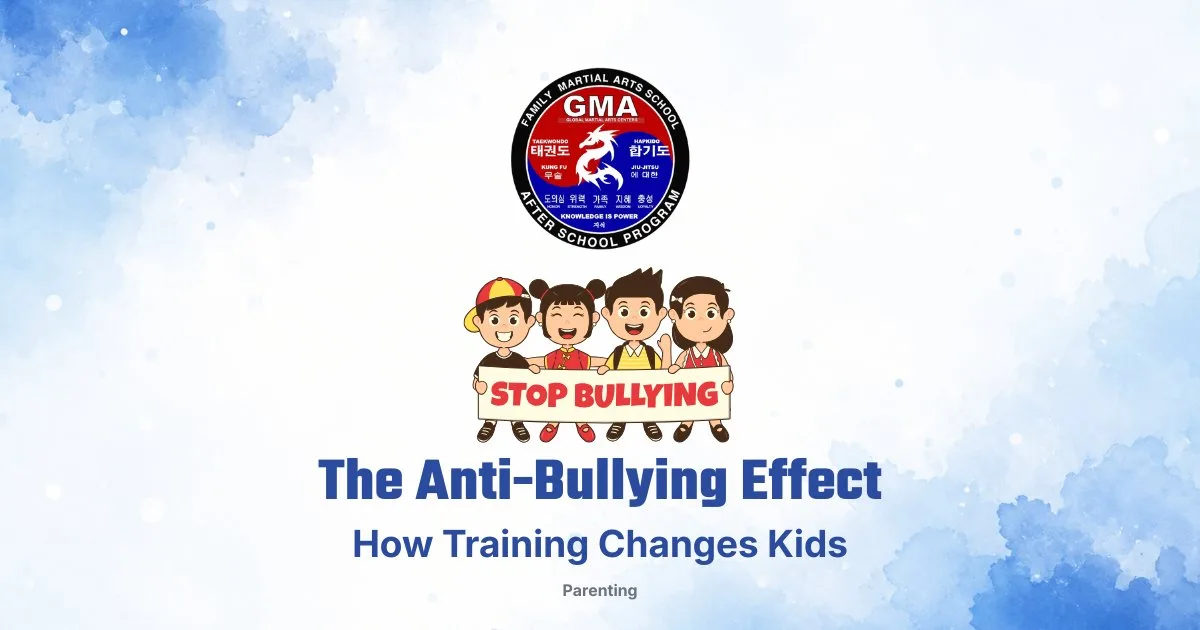 The martial arts anti-bullying effect — a confident child in a martial arts class in Gallatin TN