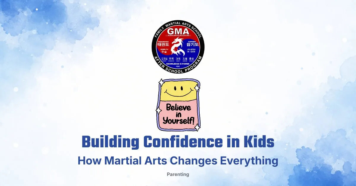 How martial arts builds confidence in kids — a child standing tall in a martial arts class in Gallatin TN